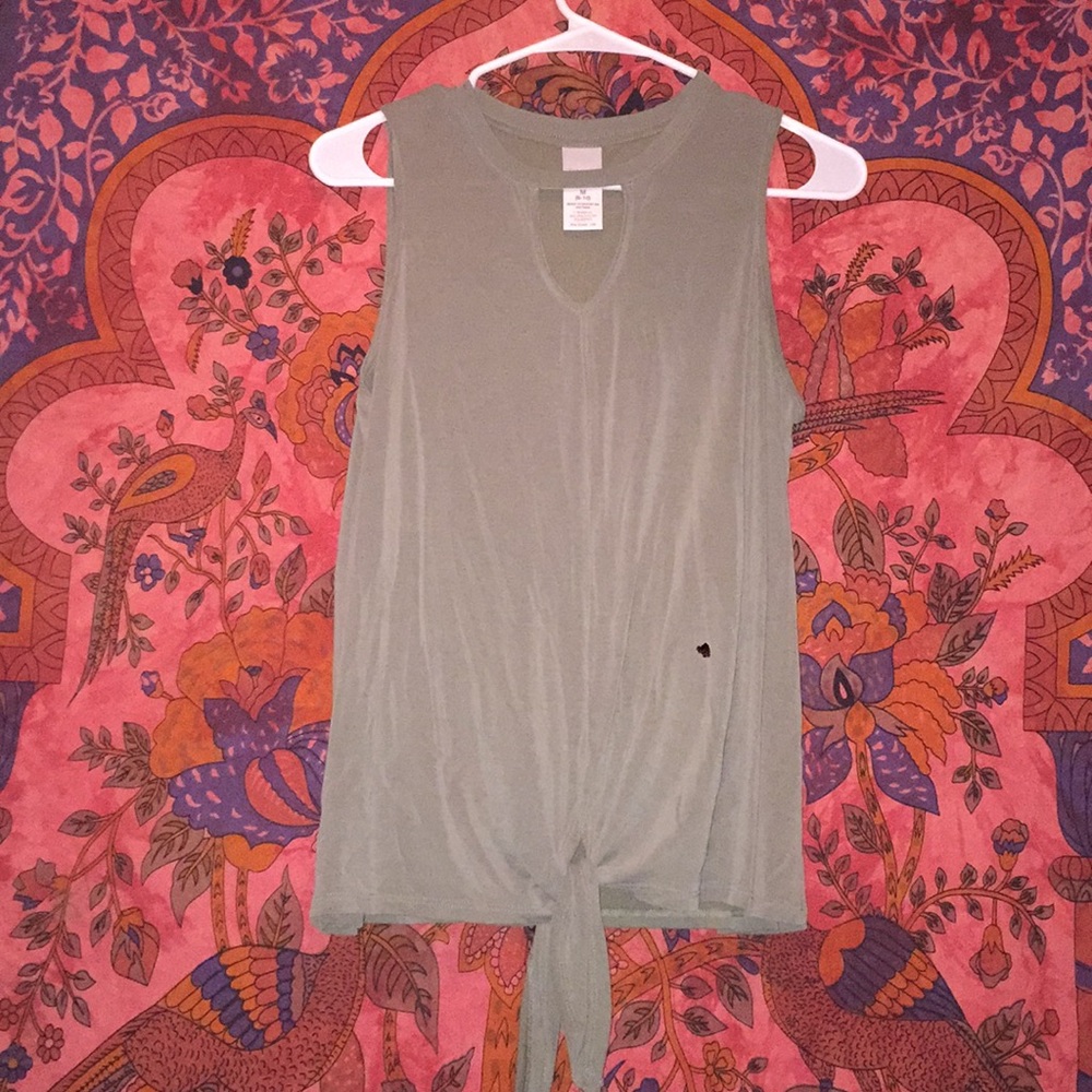 Olive green shirt